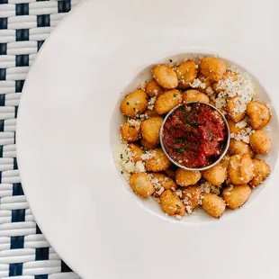 Try our Fried Gnocchi for a shareable appetizer on   our new menu.