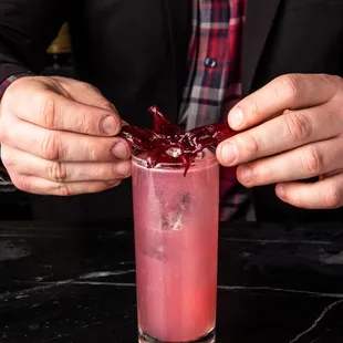 Hibiscus Fiore Cocktail