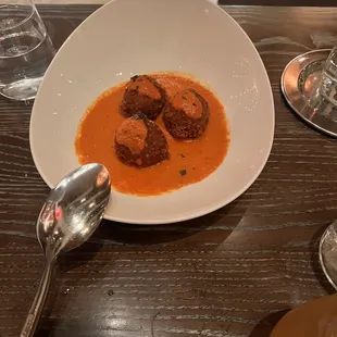 Crab Meat Eggplant Meatball