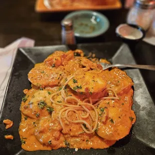 Lobster and Shrimp pasta