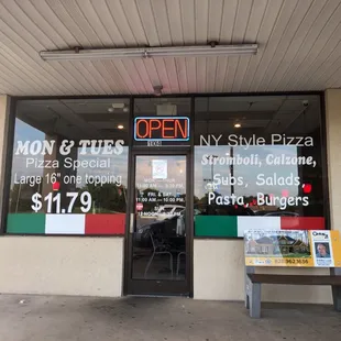 open sign