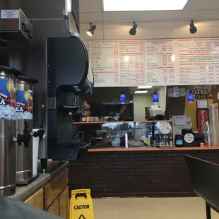 a view of the counter