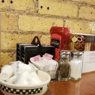 Table fixings.