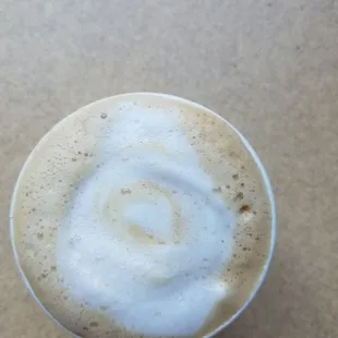 Heart inside  Pumpkin Latte