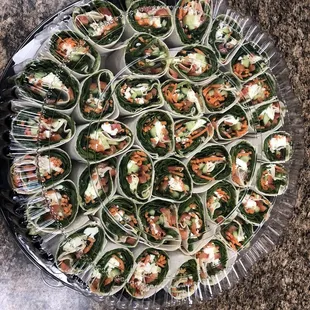 Veggie Wrap Platter