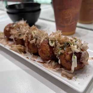 Takoyaki.