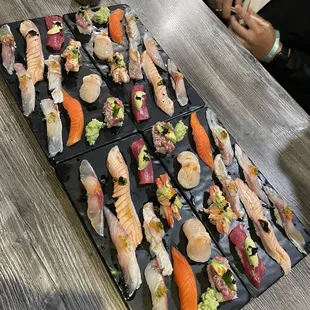 sashimi, sushi, food, sushi and sashimi