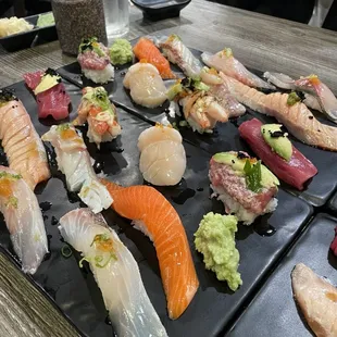 food, sushi, sushi and sashimi, sashimi