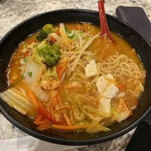 Spicy Miso Vegetarian Ramen