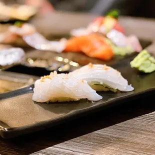 2 Piece Ika Nigiri Sushi