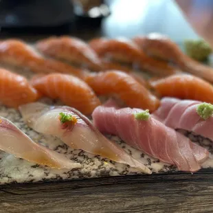 Shima aji, otoro, sake, sake toro