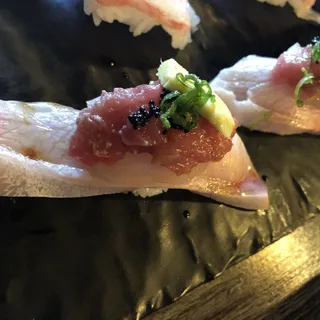 2 Piece Hamachi Nigiri Sushi