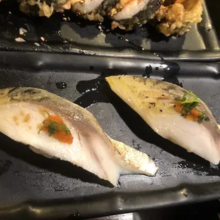 2 Piece Saba Nigiri Sushi