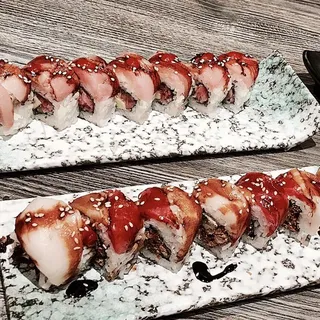 Catering Red and White Roll