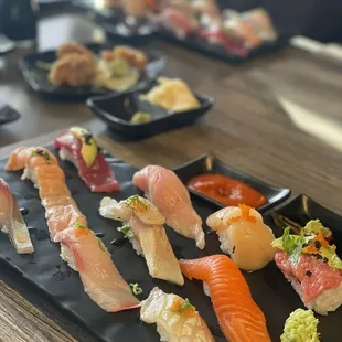 omakase + kaarage in the background