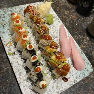 2 Piece Hamachi Nigiri Sushi