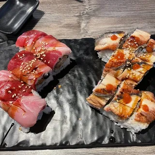 8 Piece Red and White Roll