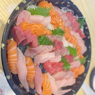 Sashimi platters