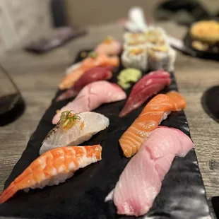 sashimi, sushi, food, sushi and sashimi