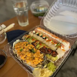 food, sushi and sashimi