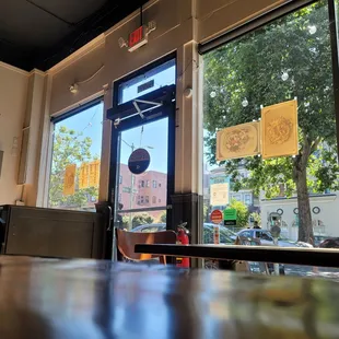 Aman Cafe at opening (10:30 am). We were their first customers of the day.