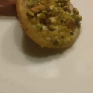 katayif 3safeer,,to die for. Dough is lighter then psncakes,light cream filling,topped w/pistachos,drizzled w/homemade syrup