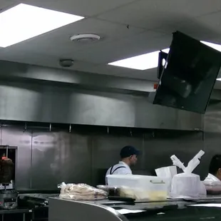 The kitchen.