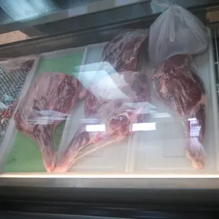 Brandon, &quot;Is that a sheep&apos;s leg?&quot; Me, &quot;Yeah, um, I think so.&quot;