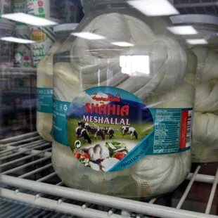 Traditional salted cow milk cheese.