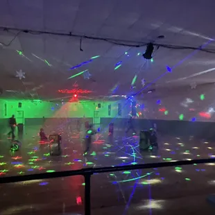 Skate floor/ new lights