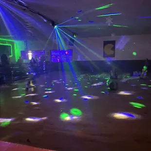 Skate floor/ new lights
