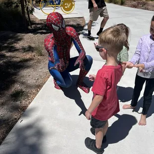 So much fun with Spider-man!