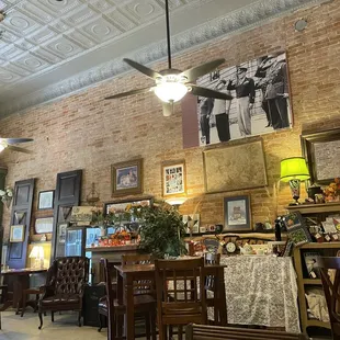 the interior of the restaurant