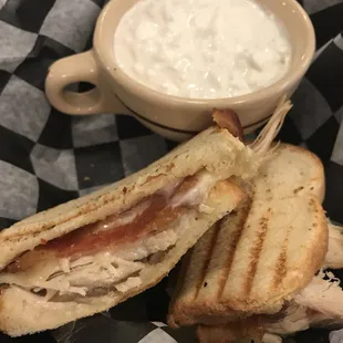 Turkey Bacon Melt Sandwich