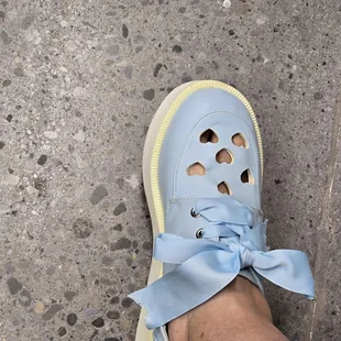 Cute blue shoes