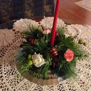 Here's what the arrangement looked like the first time. This was supposed to be an $80 arrangement.