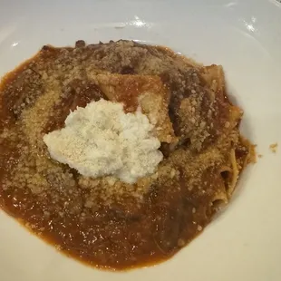 Pappardelle short rib ragu