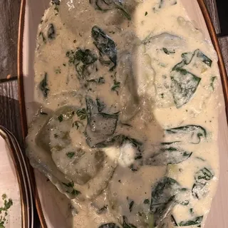 Spinach Ravioli Special