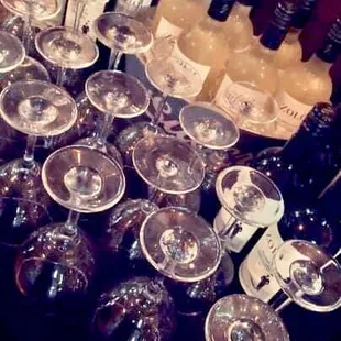 drink, oysters and mussels