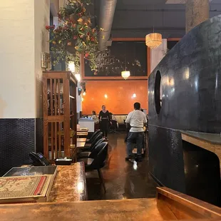 View into the dinning area from the hostess station
