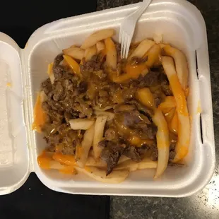 Asked for extra cheese and this is what I got