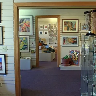 A peek inside Amapola Gallery - with artwork from 40 local artists.