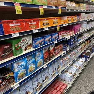 a shopping cart in a grocery store