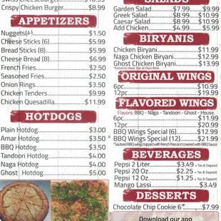 Menu, September 2023 (3/3)