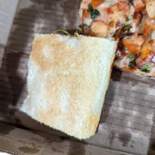 Undercooked crust