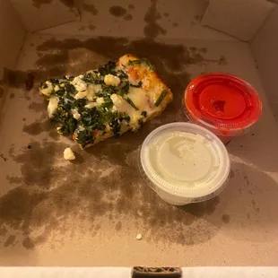 Spinach Deep Dish Pizza