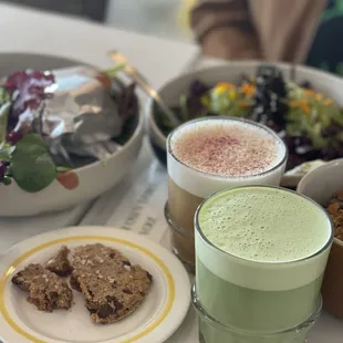 a plate of food and a glass of milk