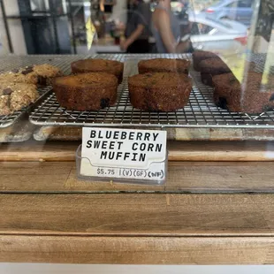 Vegan gluten free vegan corn muffin. SO GOOD! Please get this!