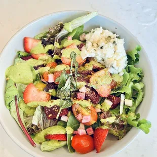 Strawberry Basil Salad