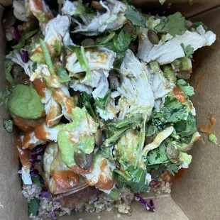 Spicy Chicken Quinoa Bowl